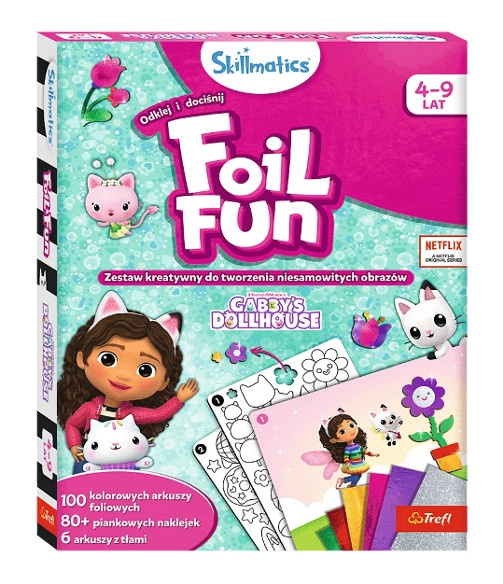 Skillmatics Gábinin kouzelný domek – kreativní sada s fóliemi (Foil Fun)