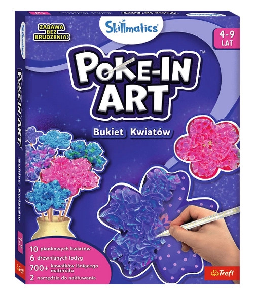 Skillmatics Poke-In Art buket květin