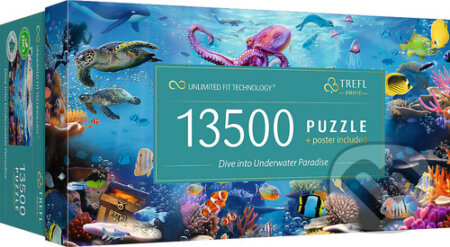 TREFL Puzzle UFT Ponoření do podmořského ráje 13500 dílků