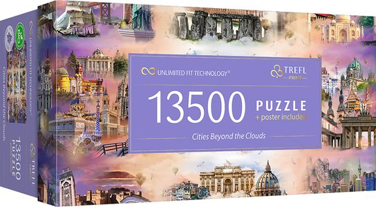 TREFL Puzzle UFT Města za oblaky 13500 dílků