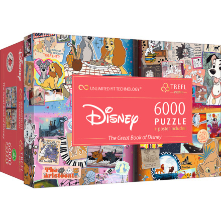 Velká kniha Disney puzzle 6000 dílků
