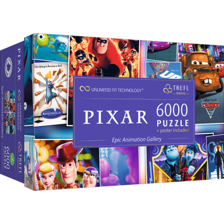 TREFL Puzzle Epická galerie Disney Pixar 6000 dílků