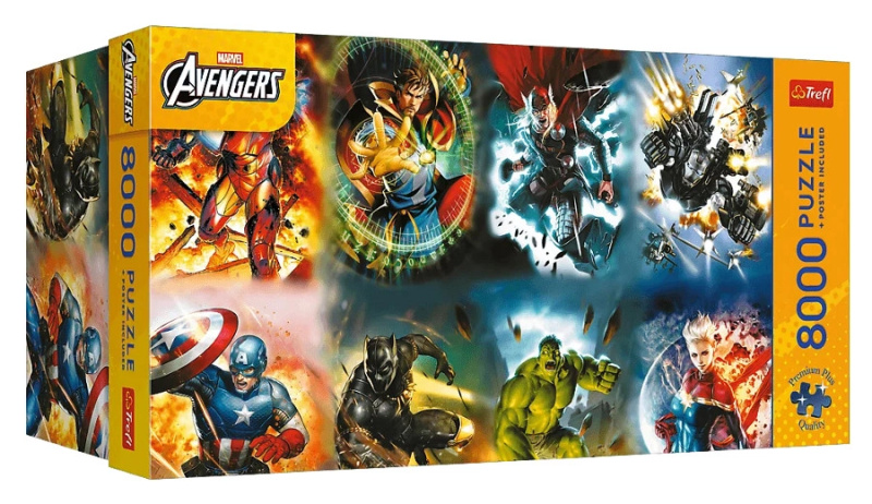 Puzzle Trefl 8000 dílků Avengers: Legendy v akci