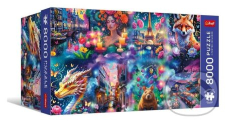 Puzzle Trefl Premium Plus Barevný svět 8000 dílků