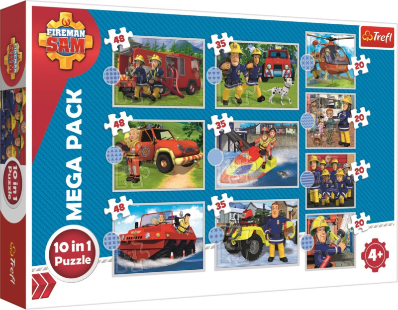 Puzzle 10v1 Požárník Sam
