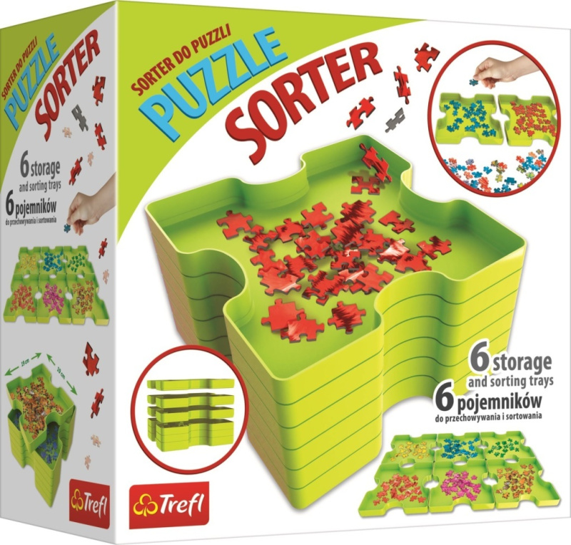 Sorter na puzzle s příslušenstvím 6 boxů Trefl