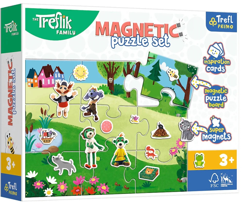 Magnetická skládačka Treflikovy den pro děti od 3 let