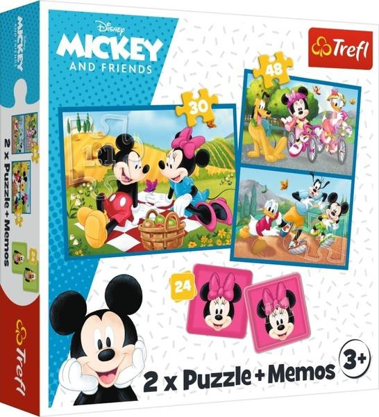 Trefl Sada 3v1 Tlapková patrola v akci 2x puzzle + pexeso