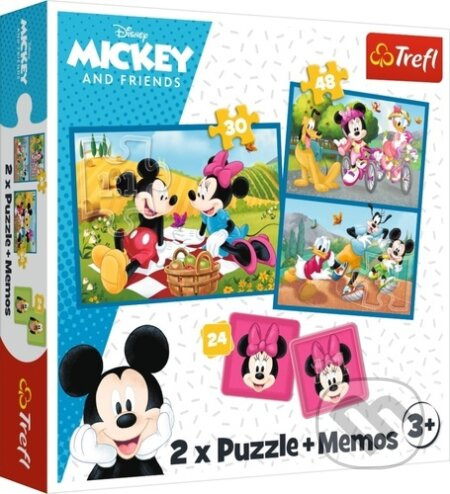 Trefl Sada 3v1 Tlapková patrola v akci 2x puzzle + pexeso