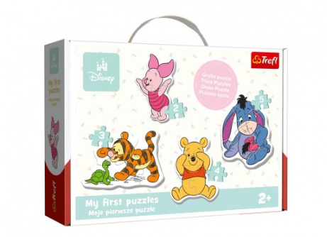 Trefl Baby Medvídek Pú a přátelé 14 dílků