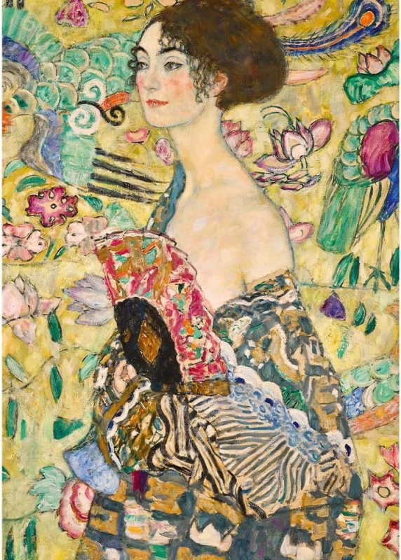 TREFL Art Collection Dáma s vějířem 1000 dílků