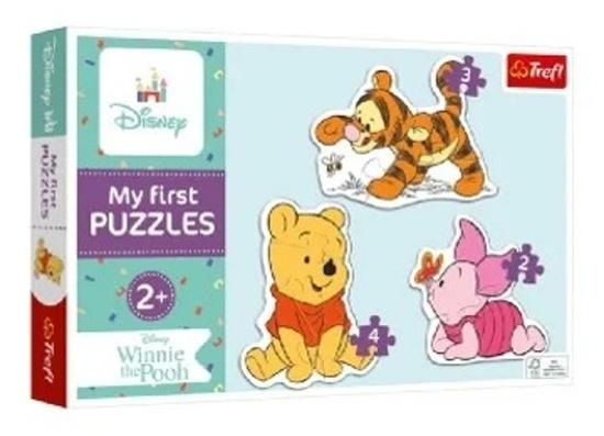 Baby puzzle MEDVÍDEK PÚ 3v1 (2, 3 a 4 dílky) – Trefl