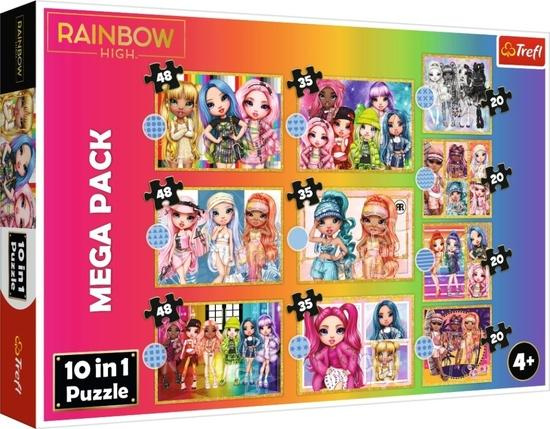 Trefl 10v1 Rainbow High kolekce módních panenek 90600