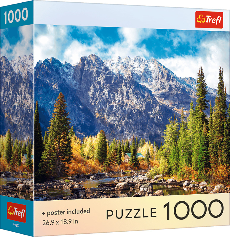 Puzzle Trefl 1000 dílků Národní park Grand Teton