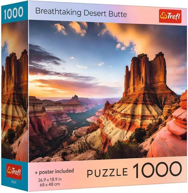 Puzzle 1000 USA Breathtaking Desert Butte