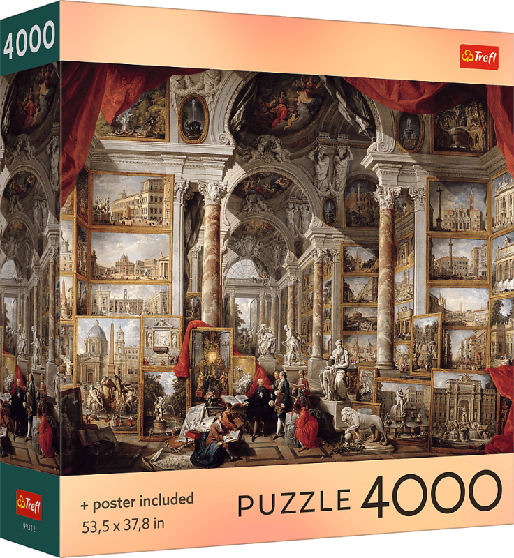 Puzzle Trefl 4000 dílků Pohled na moderní Řím