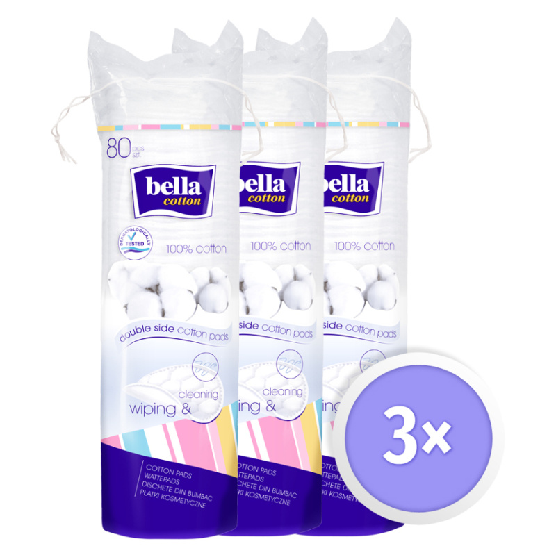 BELLA Cotton odličovací tampony 240 ks