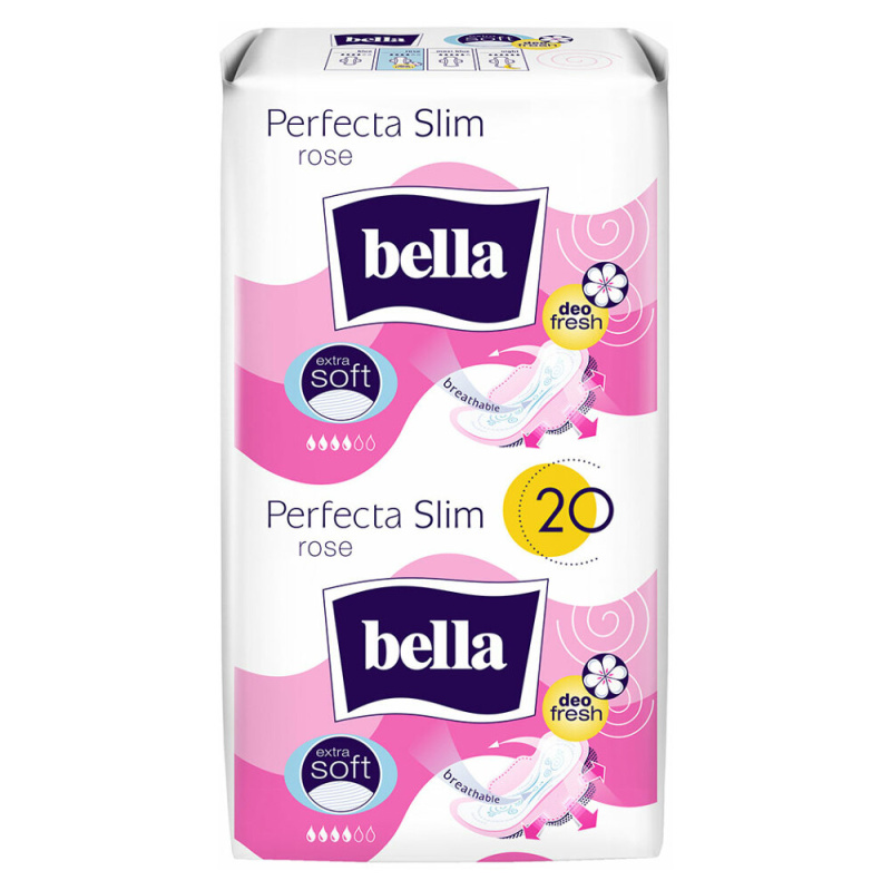 BELLA Perfecta Slim Rose vložky 20 ks