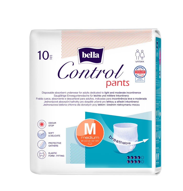 BELLA Control pants absorpční kalhotky M 10 kusů
