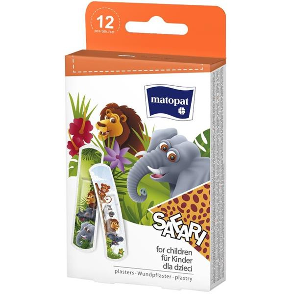 MATOPAT Safari náplast 19 x 76 mm 12 kusů