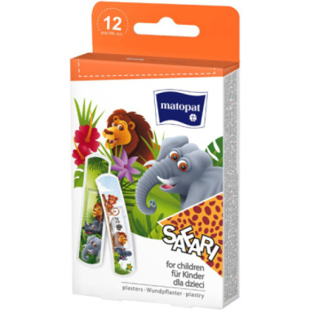 MATOPAT Safari náplast 19 x 76 mm 12 kusů