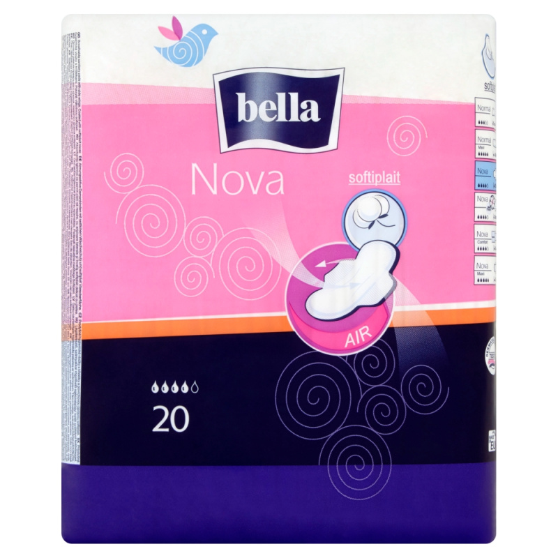 BELLA Nova Hygienické vložky s křidélky 20 ks