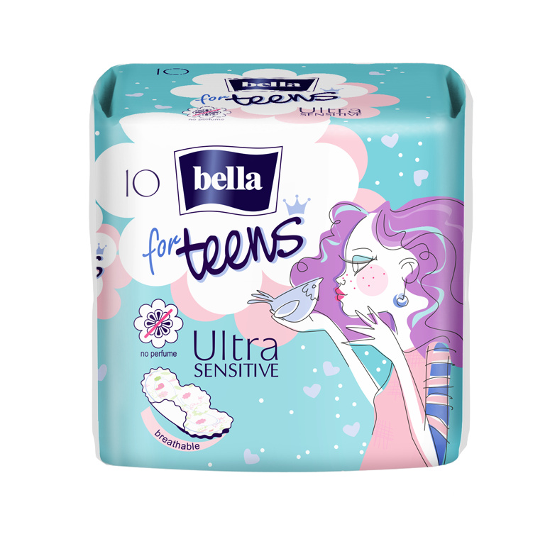 BELLA For Teens Ultra Sensitive vložky pro dívky 10 ks