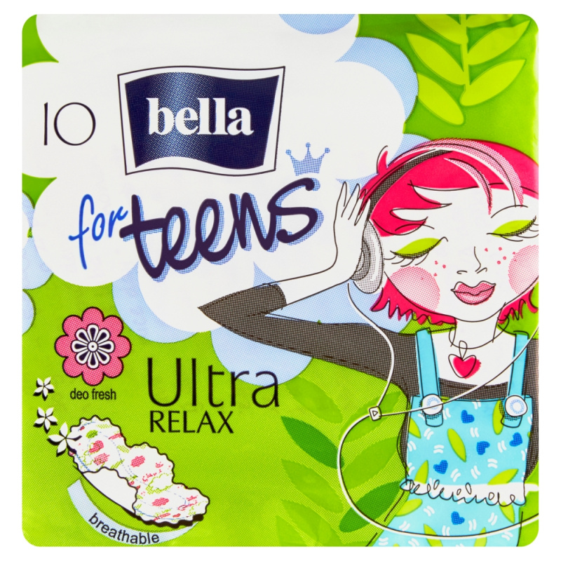 BELLA For Teens Ultra Relax vložky pro dívky 10 ks
