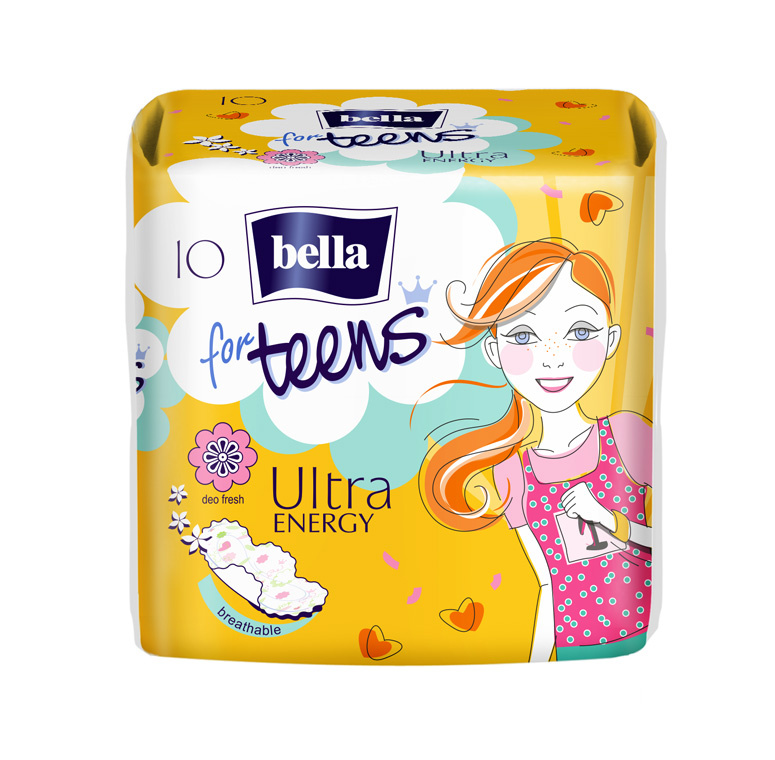 BELLA For Teens Ultra Energy vložky pro dívky 10 ks