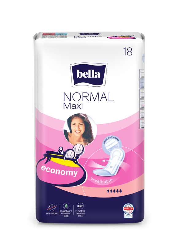 BELLA Normal Maxi vložky 18 ks