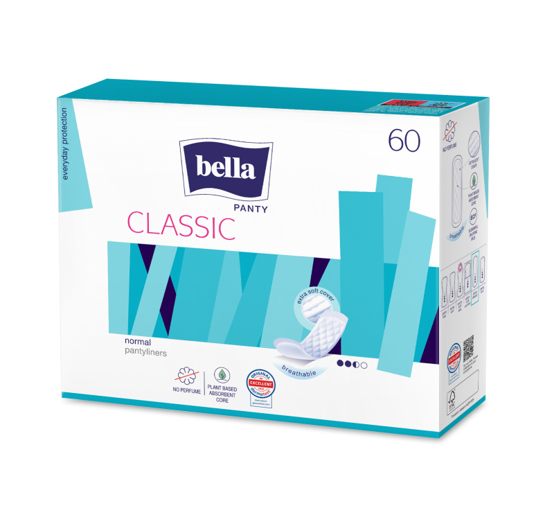 BELLA Panty Classic slipové vložky 60 ks