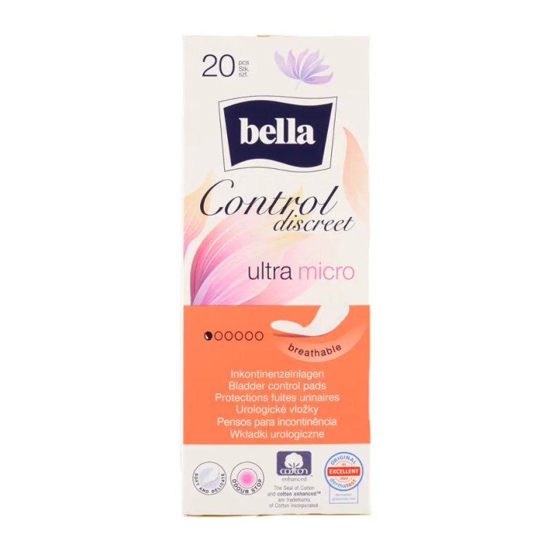 Bella Control discreet inko.vložky ultra micro20ks