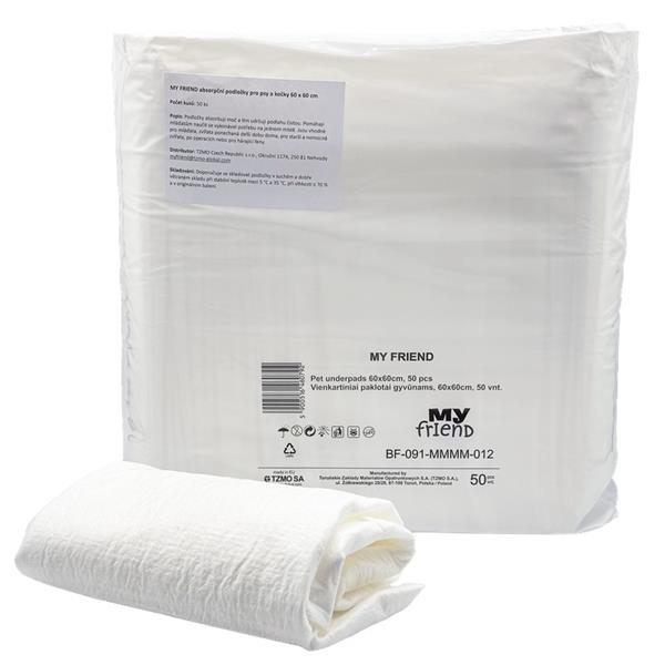 Podložka 60x60cm MY FRIEND (bal. 50 ks)