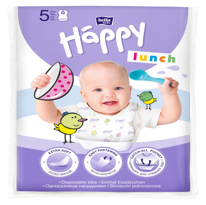 Bella Baby Happy Lunch bryndák jednorázový 5 ks