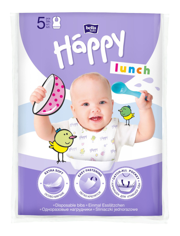 Bella Baby Happy Lunch bryndák jednorázový 5 ks