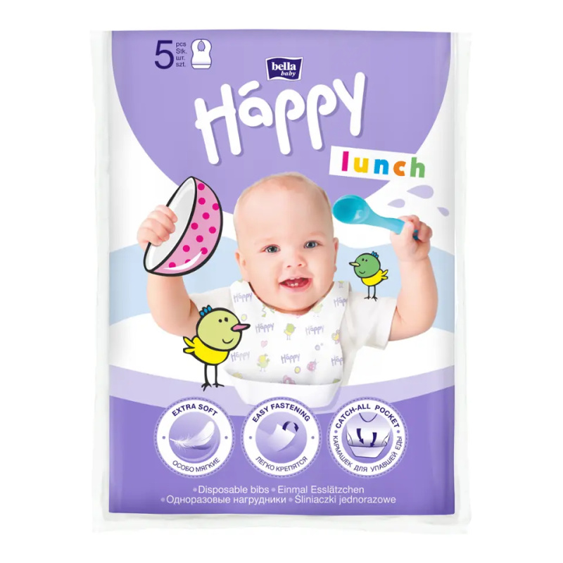 Bella Baby Happy Lunch bryndák jednorázový 5 ks