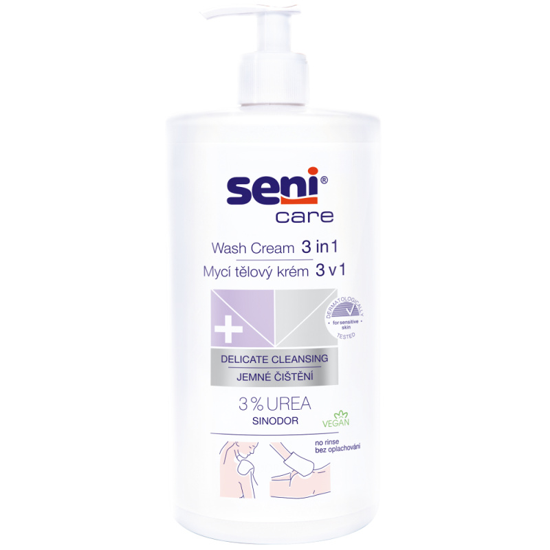 SENI Care Mycí tělový krém 3v1 1000 ml