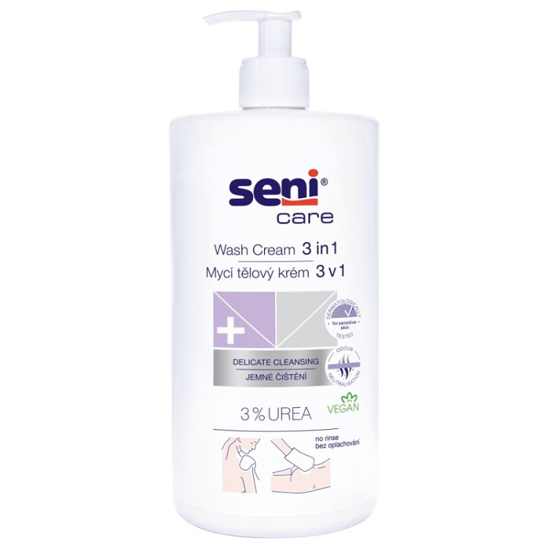SENI Care Mycí tělový krém 3v1 1000 ml