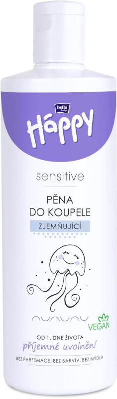 Bella Baby Happy Sensitive pěna do koupele pro děti 400 ml