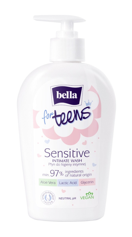 BELLA For Teens Sensitive gel pro intimní hygienu pro dívky 300 ml