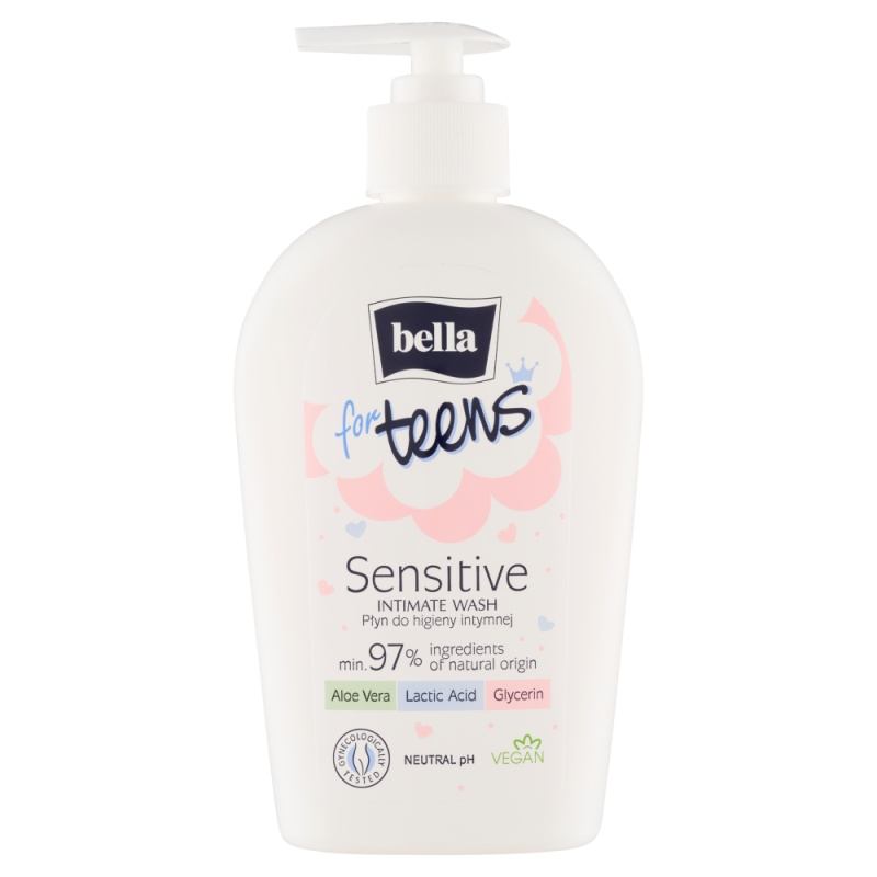 BELLA For Teens Sensitive gel pro intimní hygienu pro dívky 300 ml