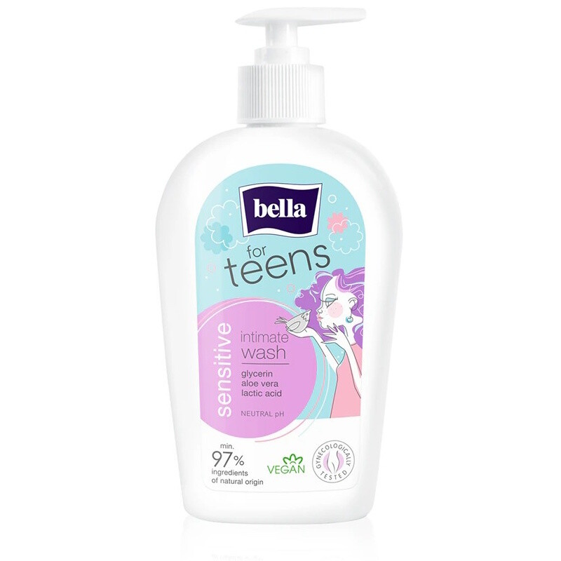 BELLA For Teens Sensitive gel pro intimní hygienu pro dívky 300 ml