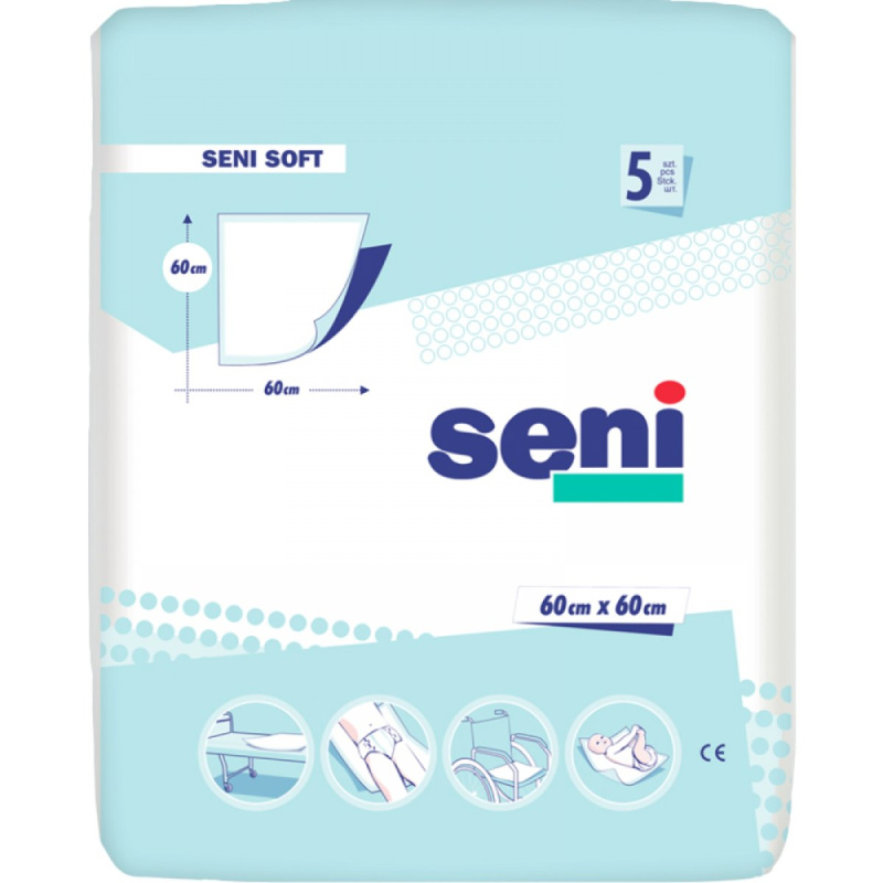 Seni Soft Super podložky absorpční 60x60cm 5ks