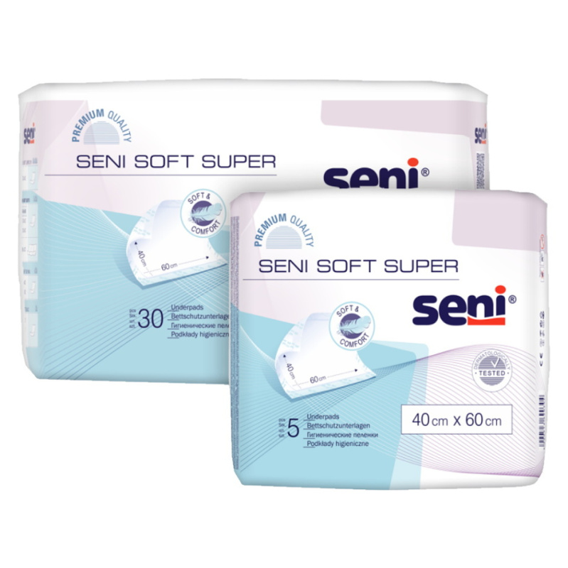 Seni Soft Super podložky absorpční 60x90cm 5ks