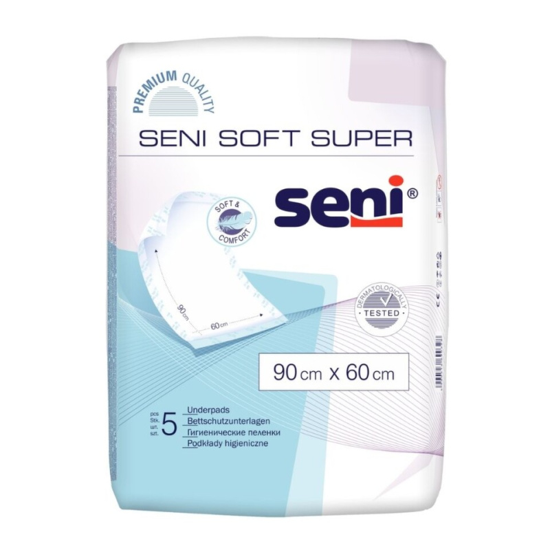 Seni Soft Super podložky absorpční 60x90cm 5ks