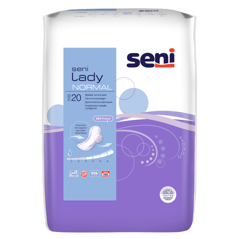 SENI LADY NORMAL Inkontinenční vložky 20 ks