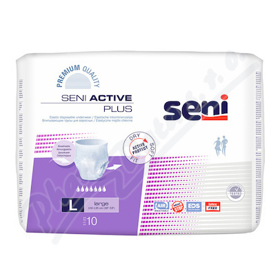 SENI ACTIVE PLUS Absorpční kalhotky L 10 ks