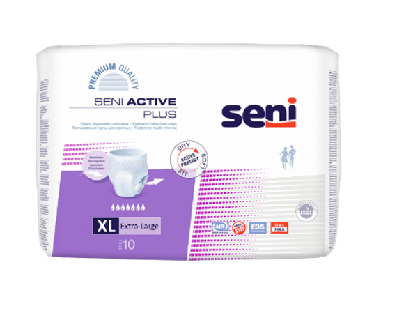 SENI ACTIVE PLUS Absorpční kalhotky XL 10 ks