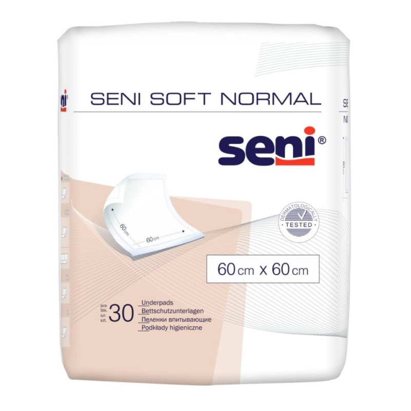 Seni Soft Normal 60x60 cm  absorpční podložky 30 ks