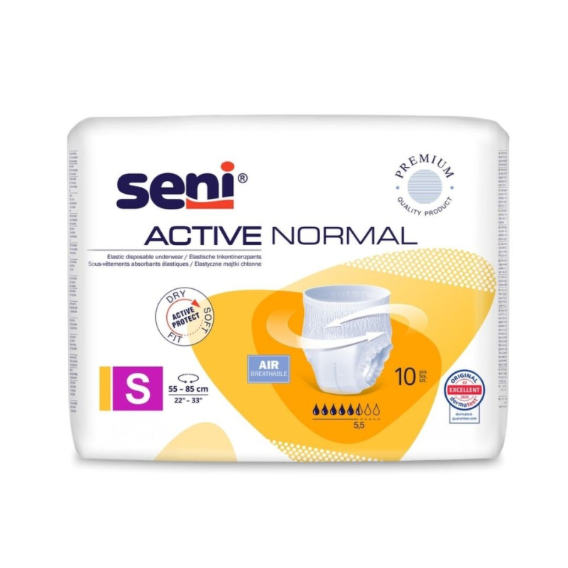 Seni Active Normal Small ink.plen.kalhotky 10ks